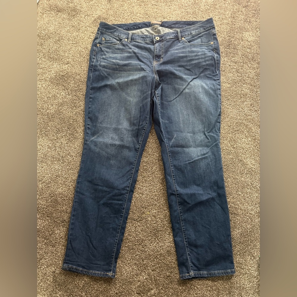 Torrid boyfriend straight vintage stretch jeans high rise